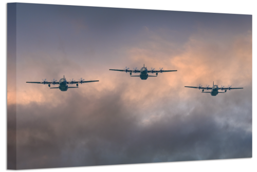The Final Tour - Lockheed Hercules C-130J   80x50cm
