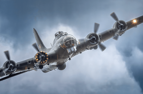 Aluminium Print: Boeing B-17G Sally B